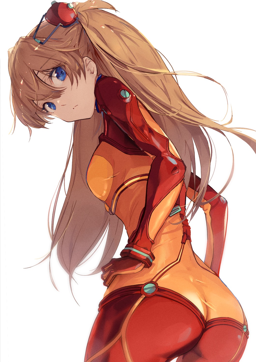 ass, bodysuit, kodamazon, neon_genesis_evangelion, souryuu_asuka_langley