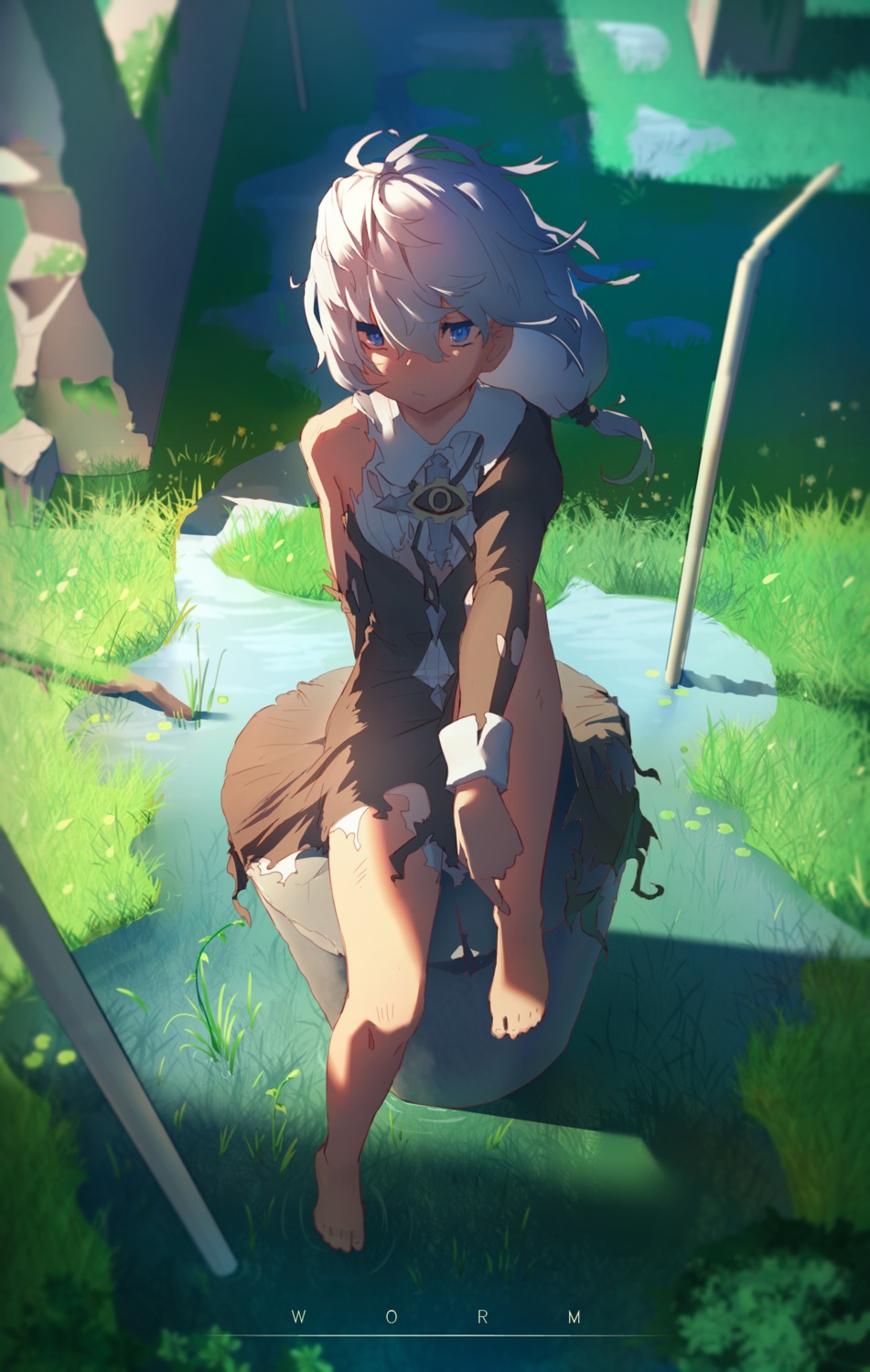 benghuai_xueyuan, hei_huo_chong, honkai_impact, skirt_lift, theresa_apocalypse, torn_clothes