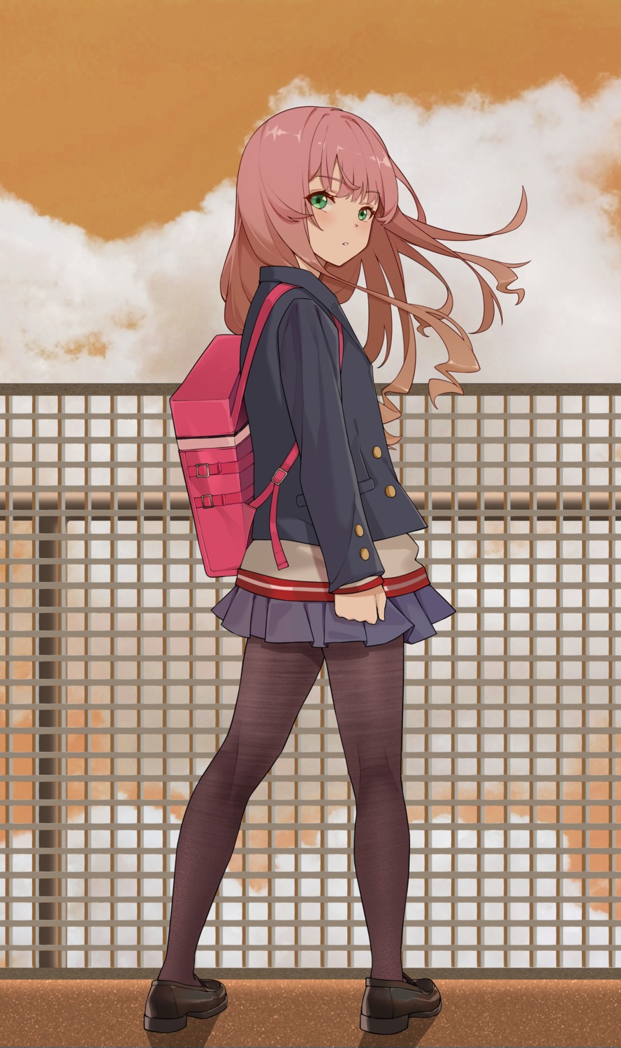 gridman_universe, kemile, minami_yume, pantyhose, seifuku, ssss.dynazenon, sweater
