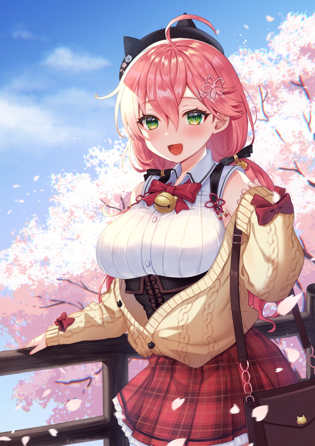 hololive, kura_noi, sakura_miko, sweater