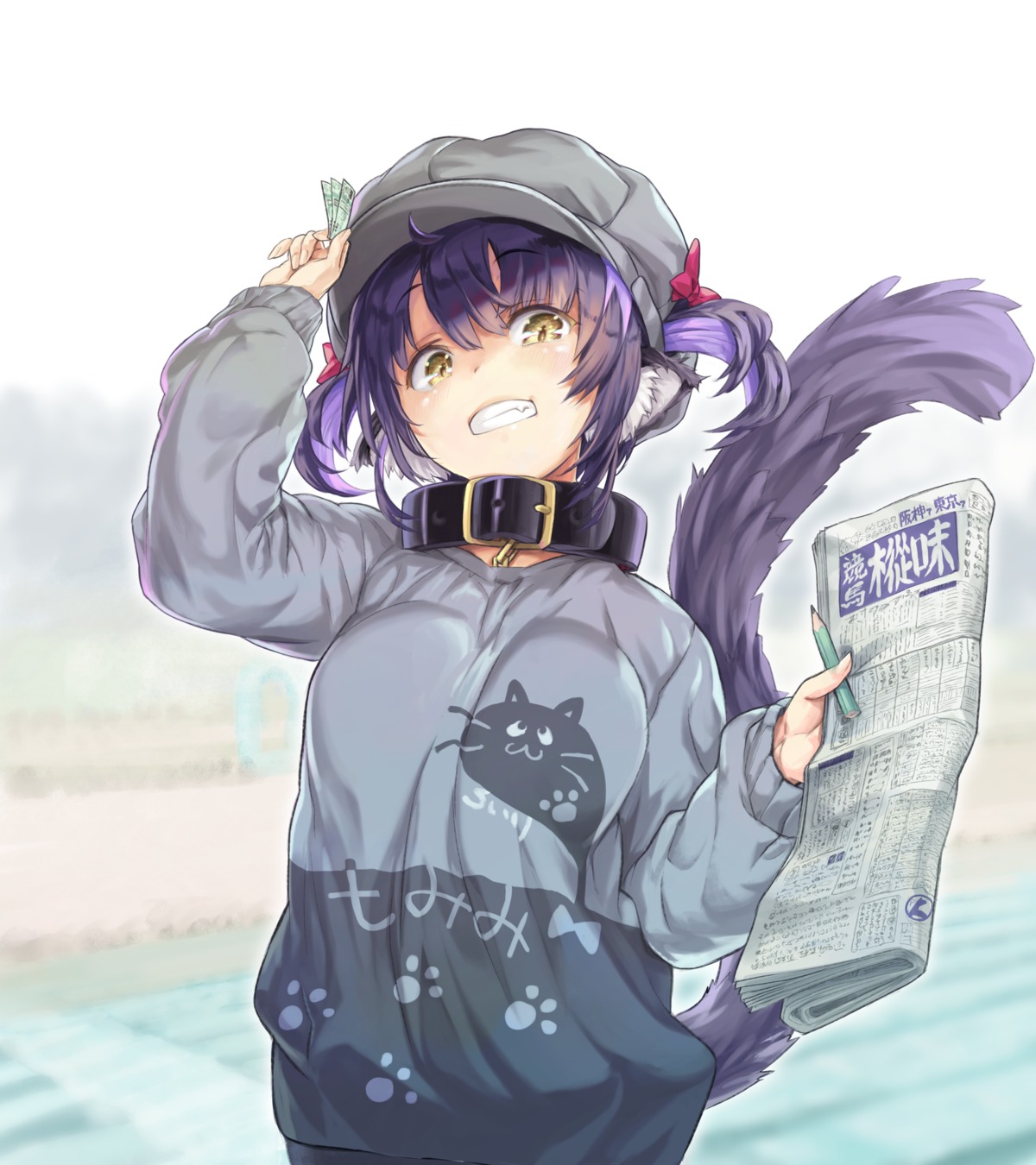 animal_ears, kuroike_momimi, mimi_ch., nekomimi, ore_p_1gou, tail