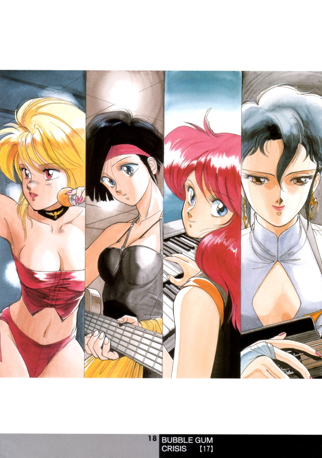 asagiri_priscilla, bubblegum_crisis, nene_romanova, sonoda_kenichi, sylia_stingray, yamazaki_linna