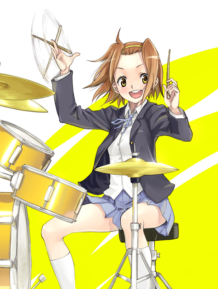 as-special, k-on!, seifuku, tainaka_ritsu