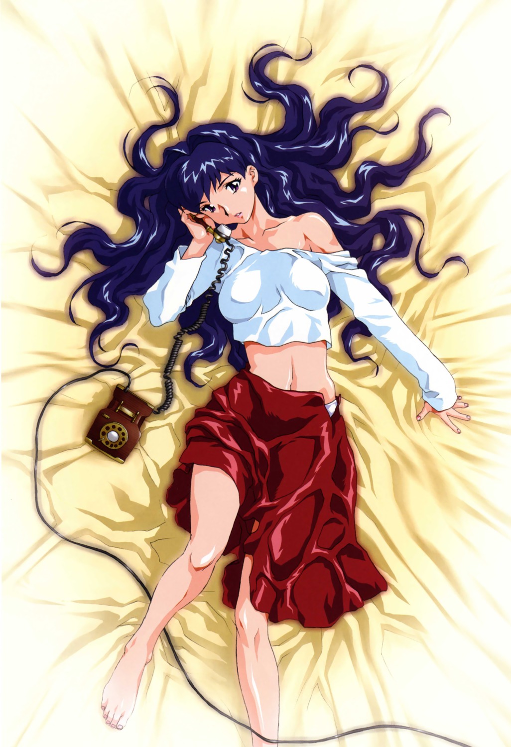 dakimakura, fixed, happoubi_jin, nikukyuu, no_bra, pantsu, saeki_kyouko, skirt_lift, tonari_no_onee-san