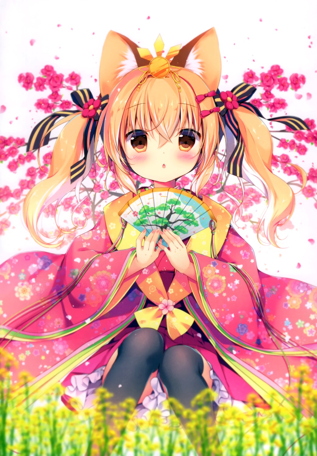 animal_ears, hiyori_(canvas+garden), lolita_fashion, miyasaka_miyu, thighhighs, wa_lolita