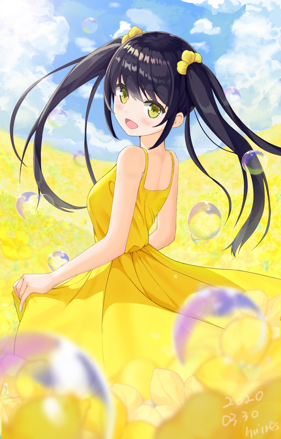 dress, haires, skirt_lift, summer_dress