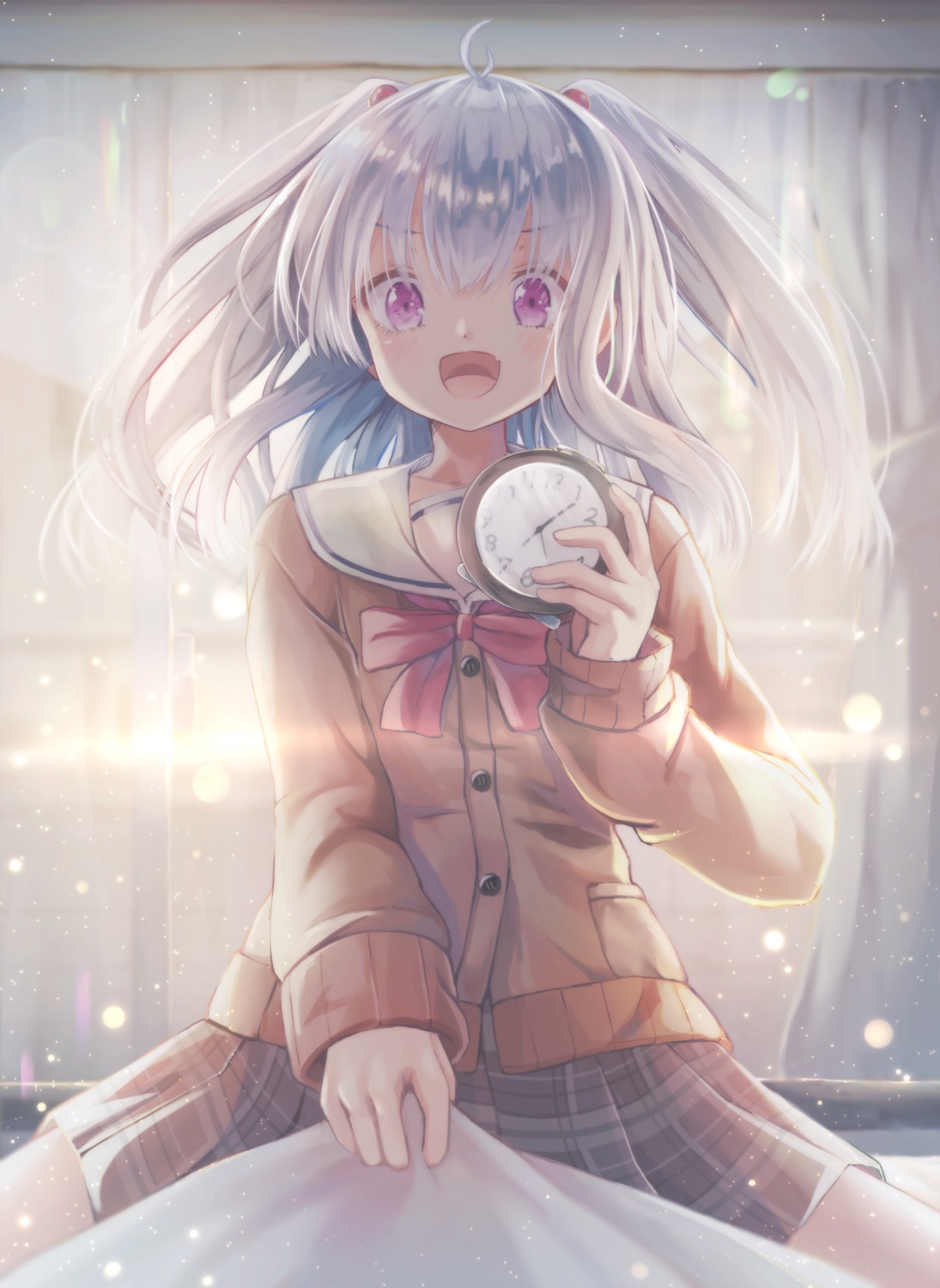 kyuupura, seifuku, sweater