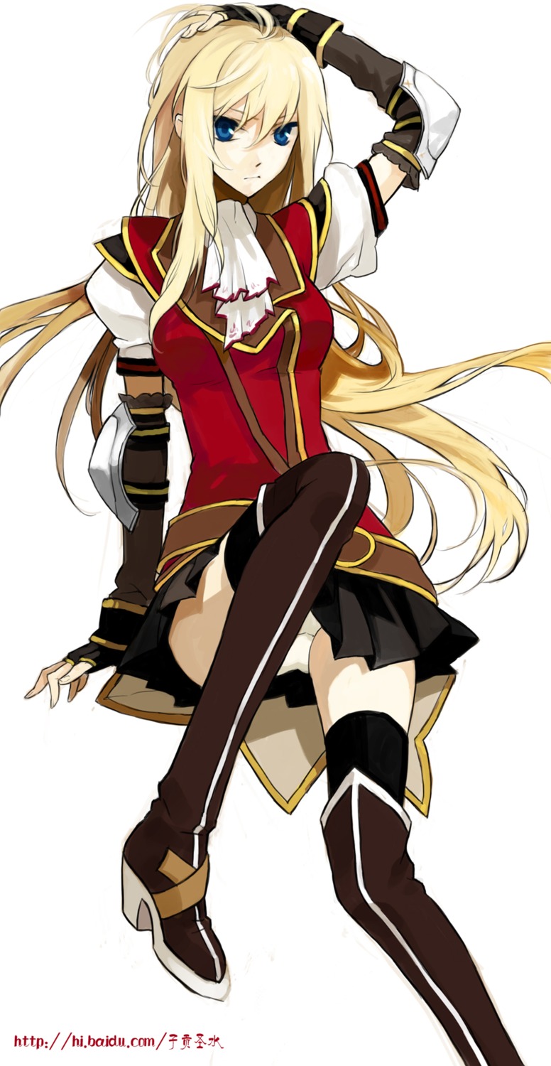 armor, octavia, pantsu, psd, tears_to_tiara, thighhighs