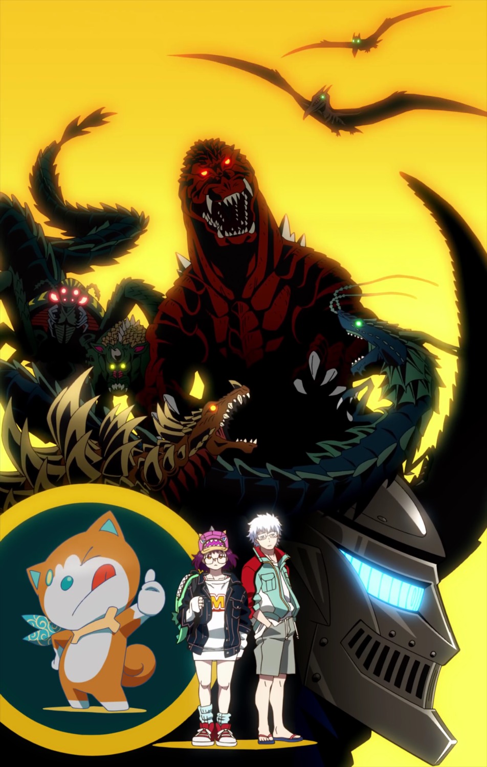 cap, godzilla_singular_point, megane, monster, tagme