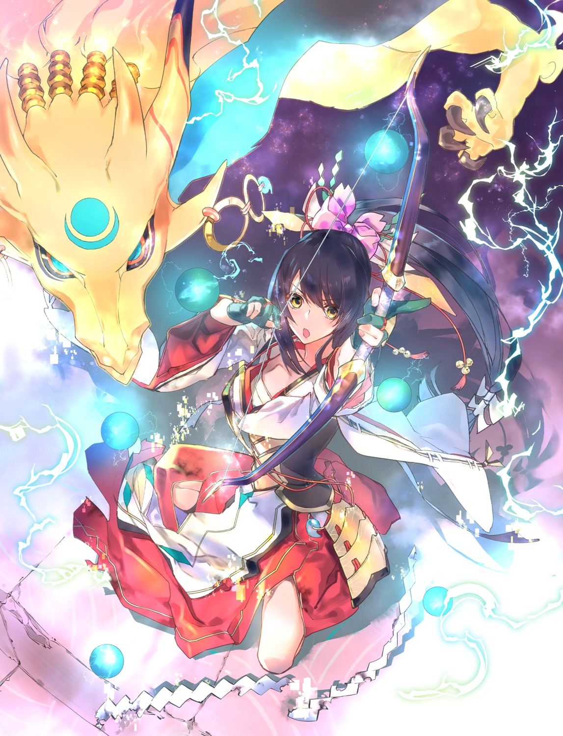 armor, fantasia_re:build, sumihey, tagme, tokyo_ravens, tsuchimikado_natsume, weapon