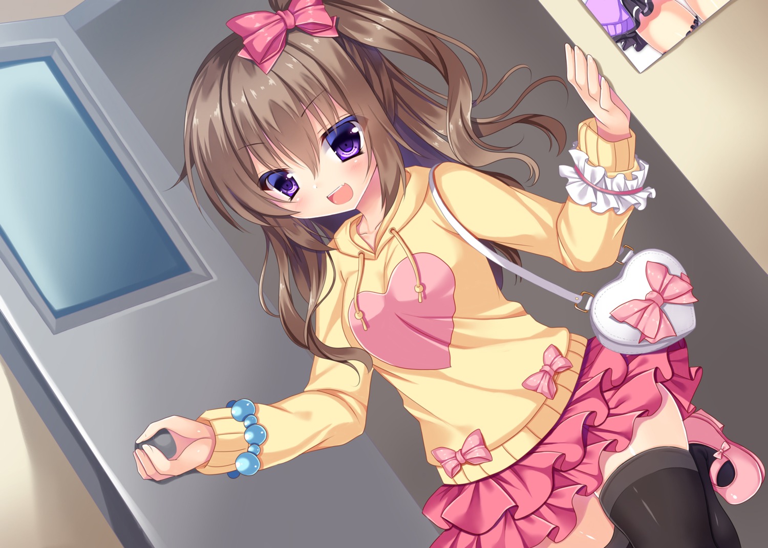 kurata_muto, skirt_lift, thighhighs