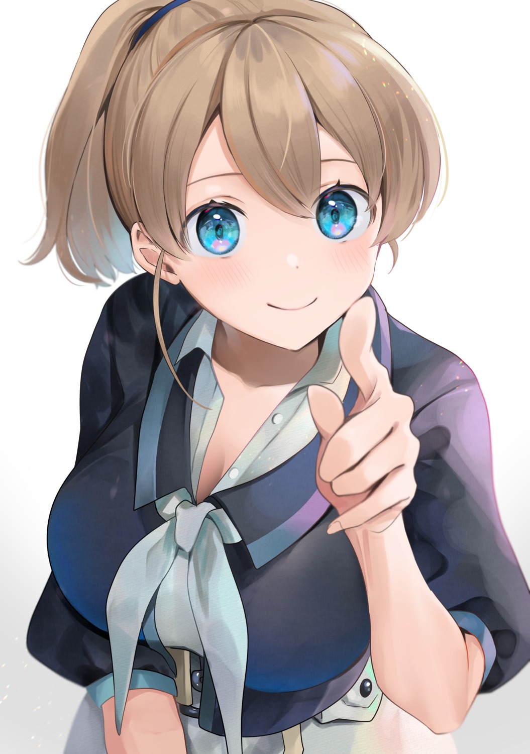 cleavage, intrepid_(kancolle), kantai_collection, yunamaro