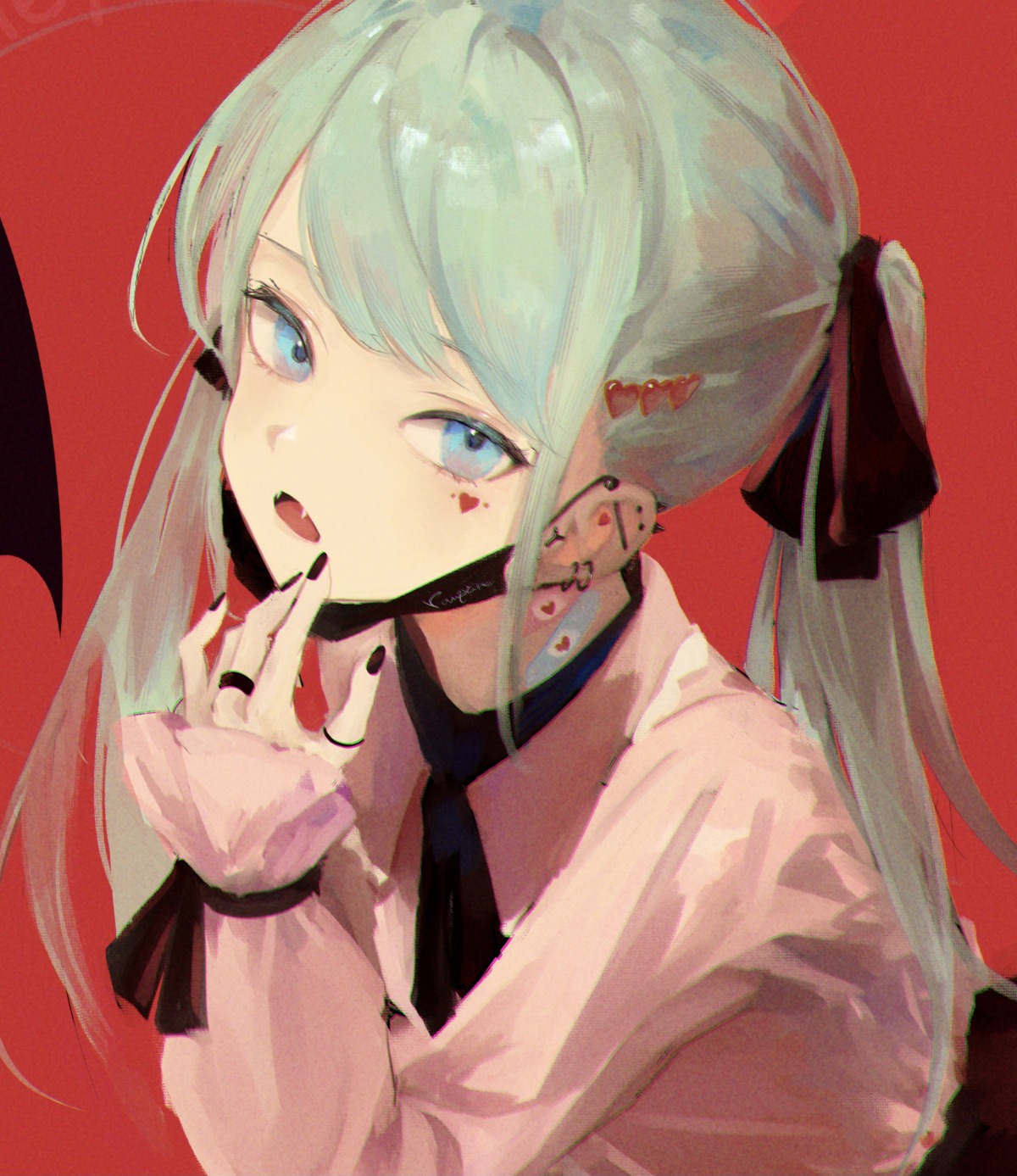 7ife, bandaid, hatsune_miku, vampire_(vocaloid), vocaloid
