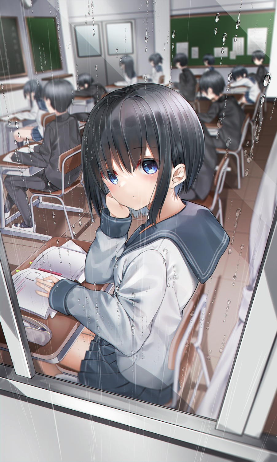 neku_(neku_draw), seifuku