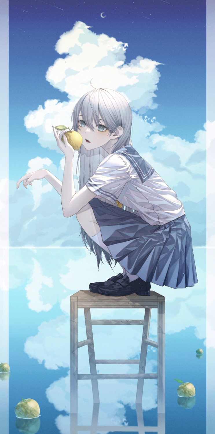 ginong, seifuku, skirt_lift