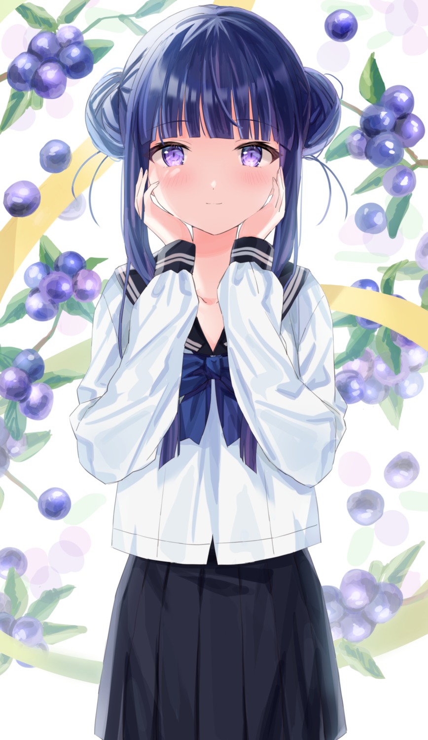 furude_rika, higurashi_no_naku_koro_ni, ponponnun, seifuku