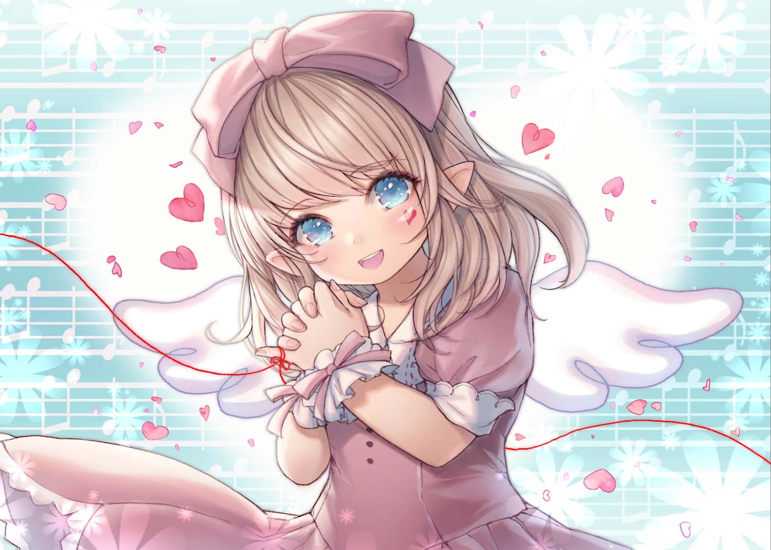 final_fantasy, final_fantasy_xiv, lalafell, mirukurim, pointy_ears, skirt_lift, wings