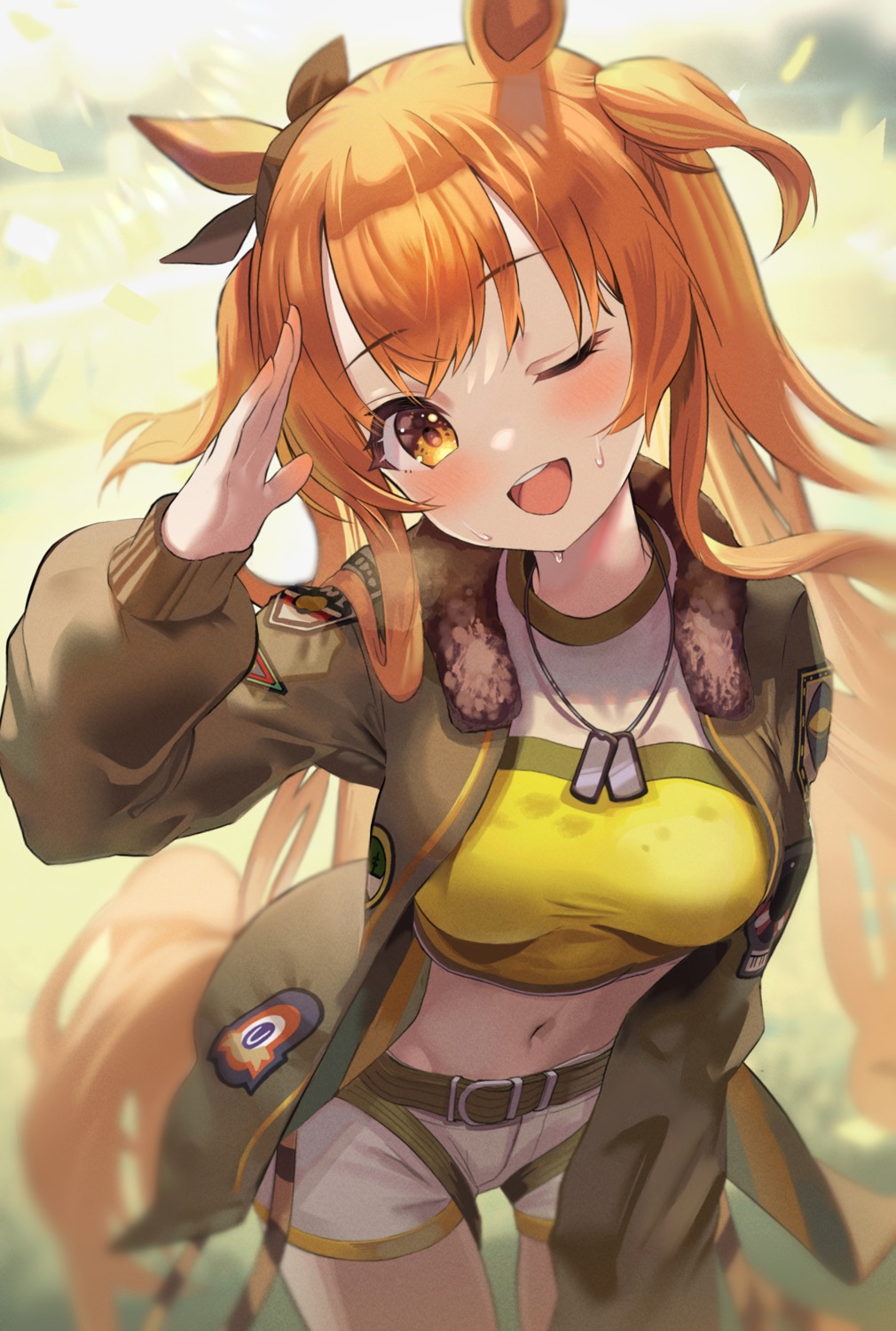 animal_ears, dodota, mayano_top_gun_(umamusume), tail, uma_musume_pretty_derby, uniform