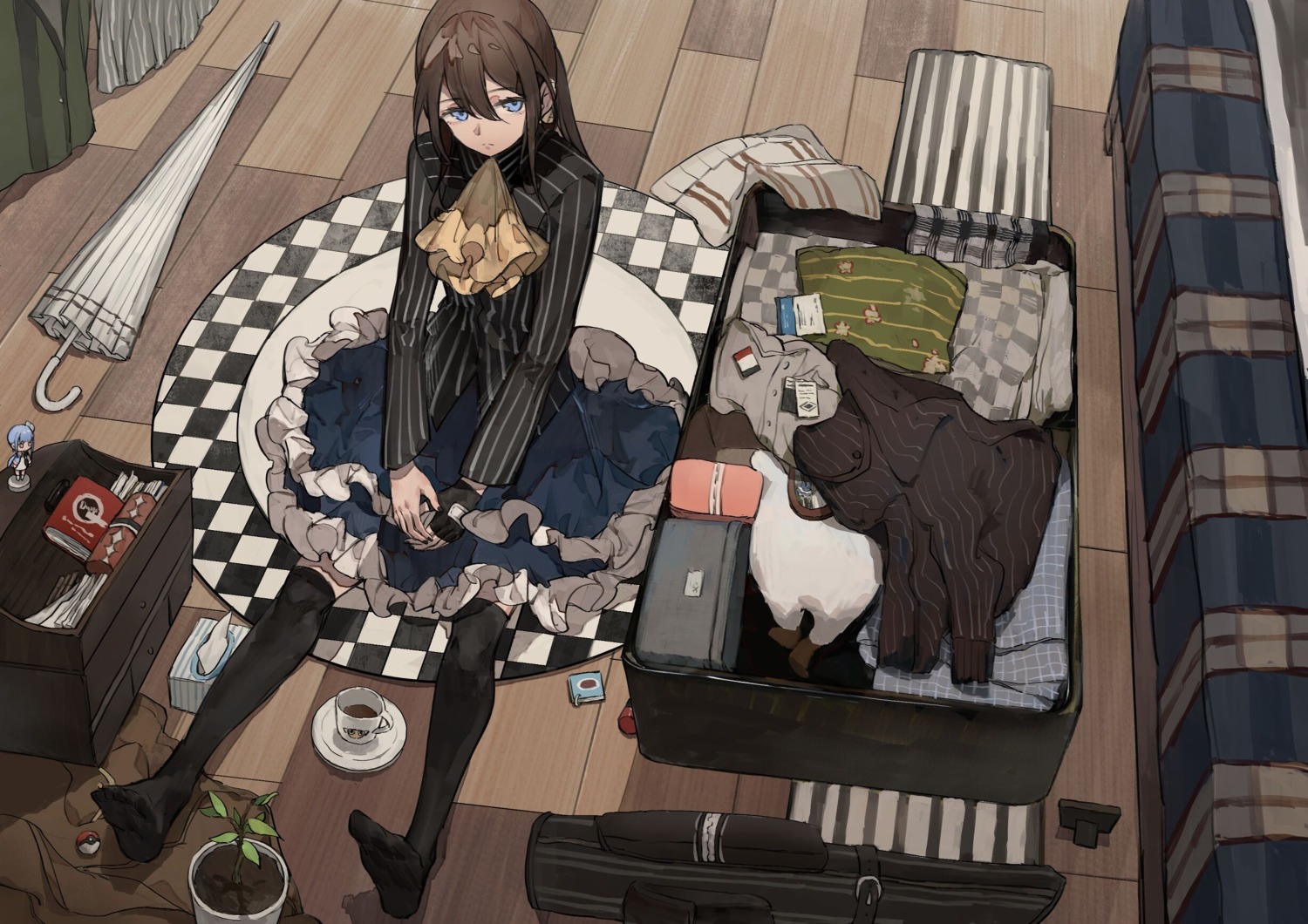 chocolate_(jitong), thighhighs