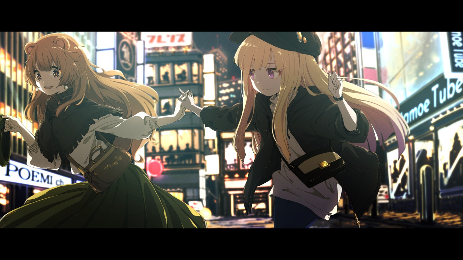 animal_ears, crossover, kumano_poemi, metamoe, metamoe_tube, schatten, sweater, wallpaper, zeroproject