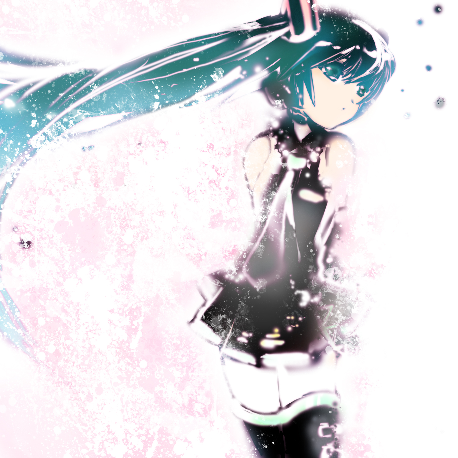 edel, hatsune_miku, thighhighs, vocaloid