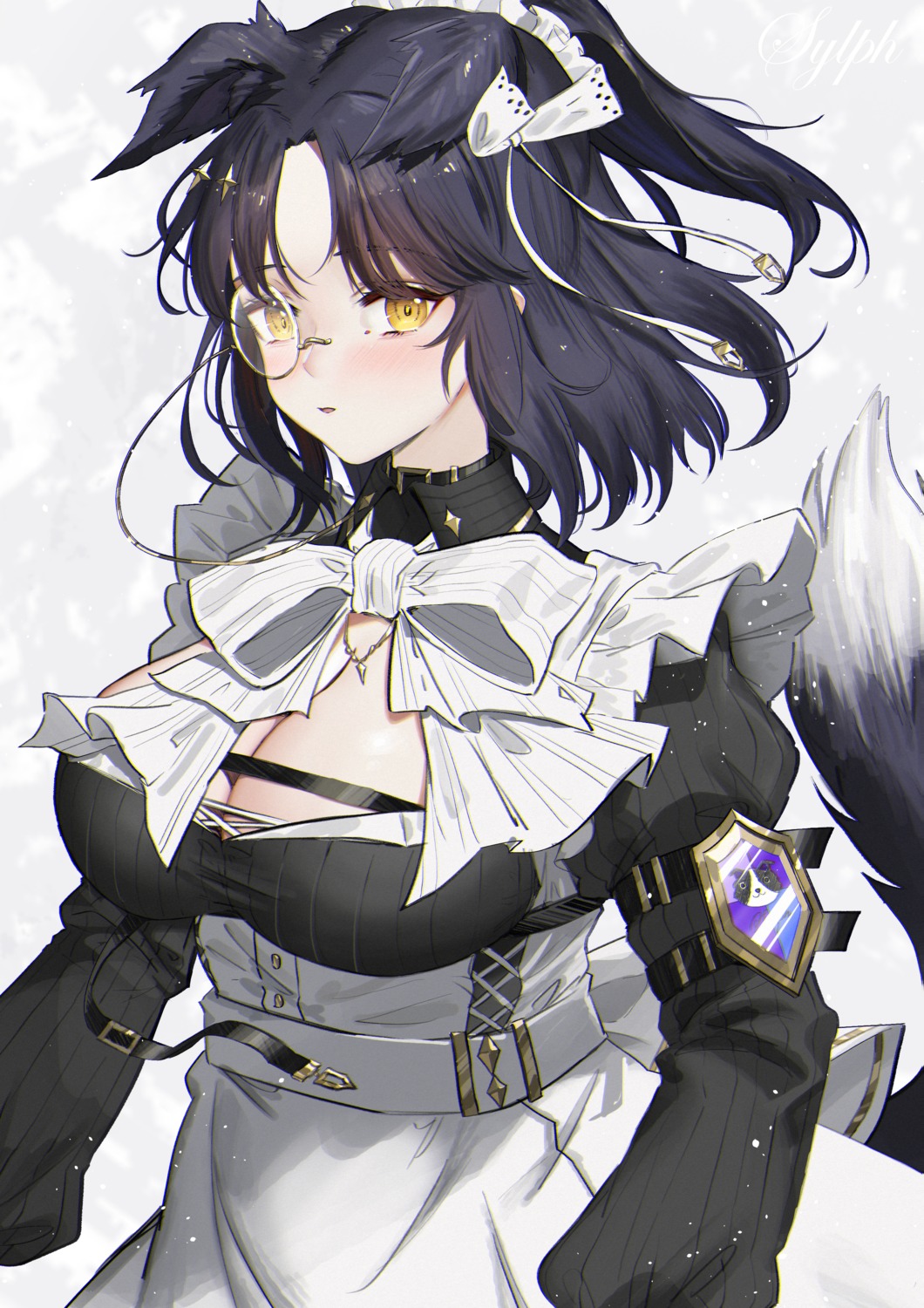 animal_ears, capitan_wei, maid, megane, tail