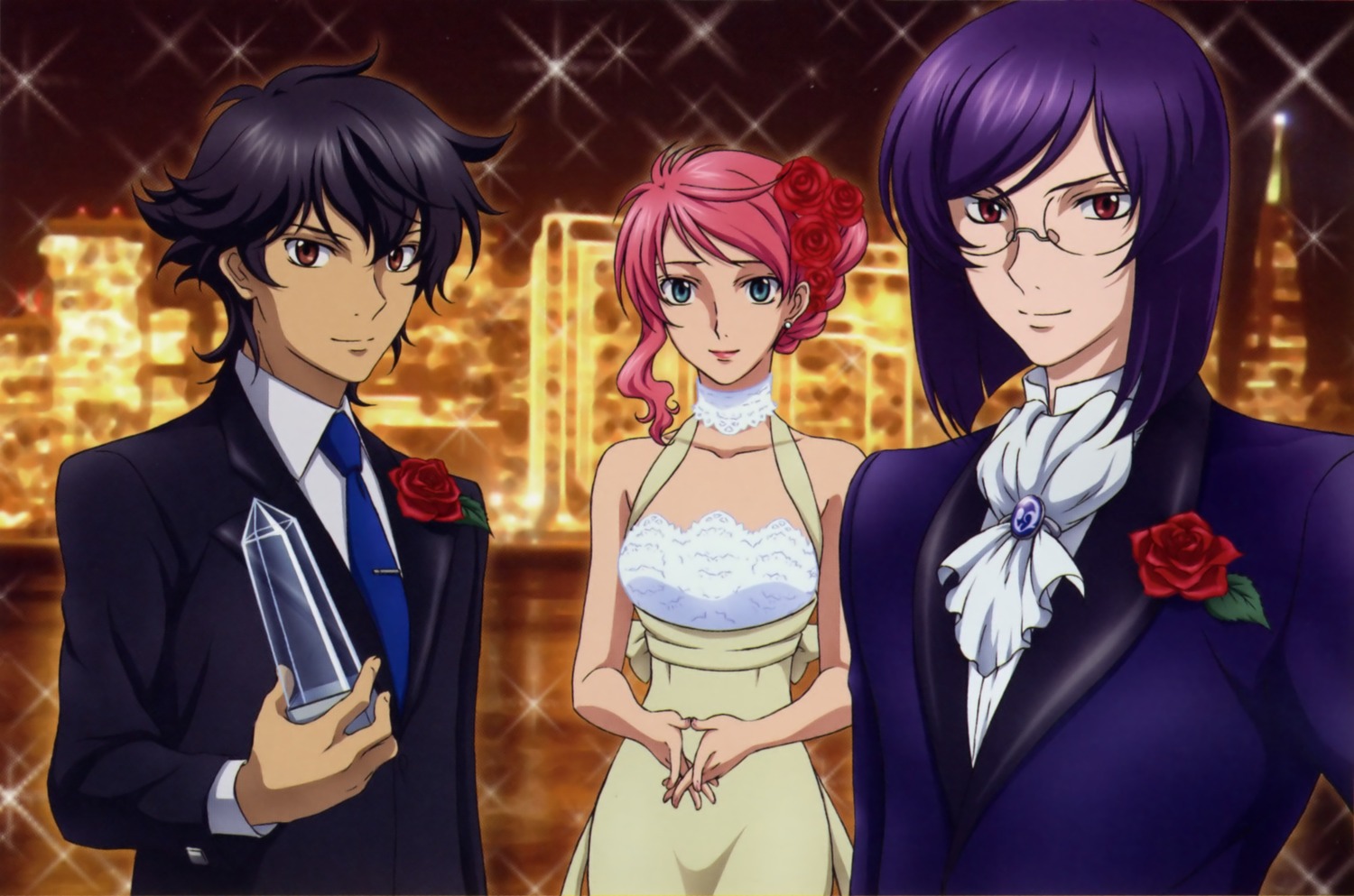 dress, feldt_grace, gundam, gundam_00, setsuna_f_seiei, tieria_erde