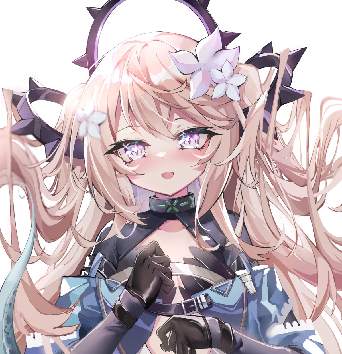 a_fu_jiade_luo, angel, arknights, indigo_(arknights)