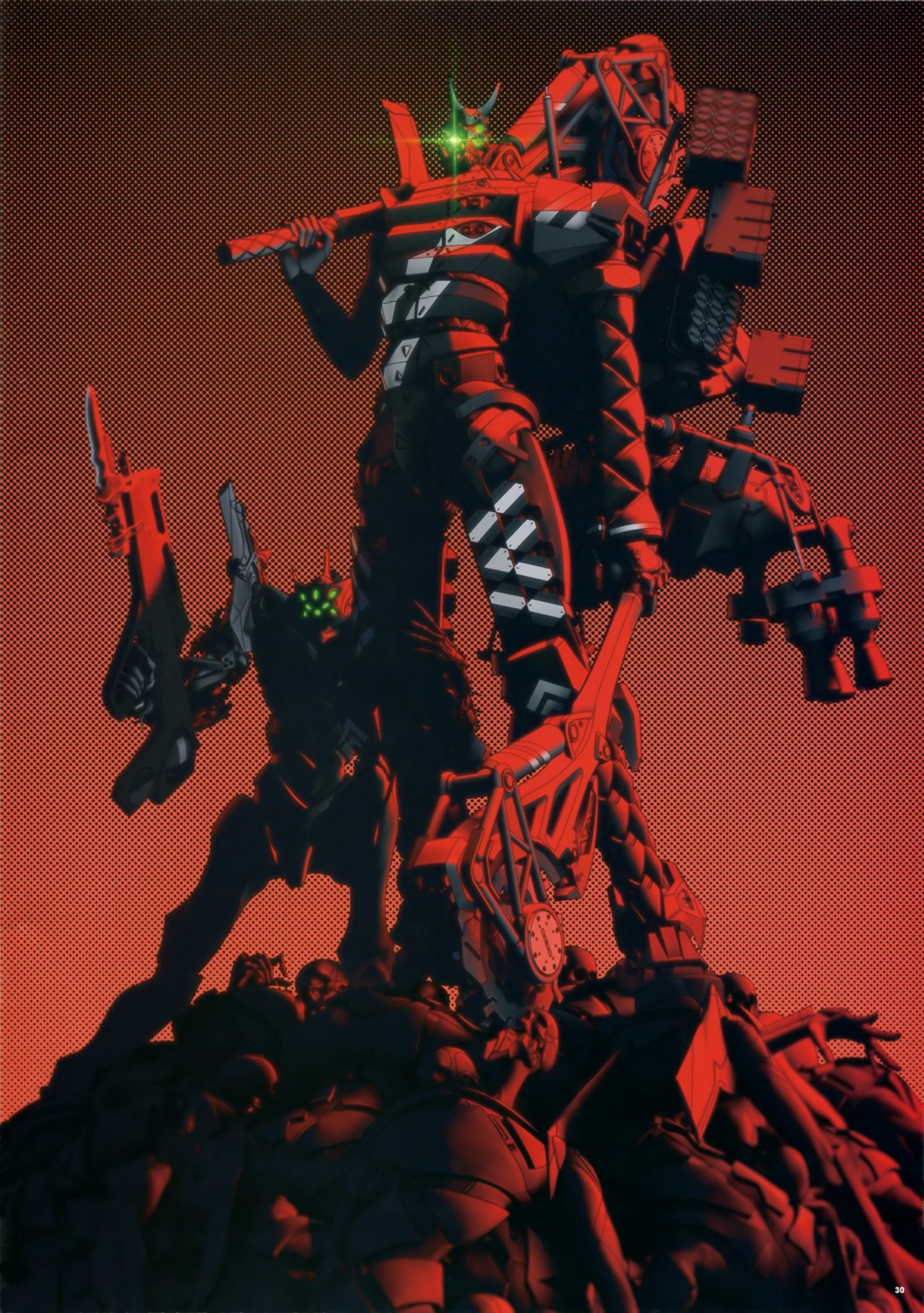 eva_02, eva_08, matsui_yuusuke, mecha, neon_genesis_evangelion