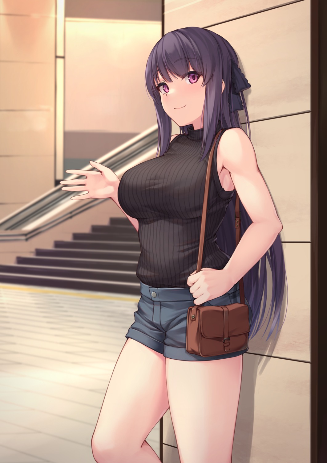 ao_no_kanata_no_four_rhythm, ributsu, sweater, tobisawa_misaki