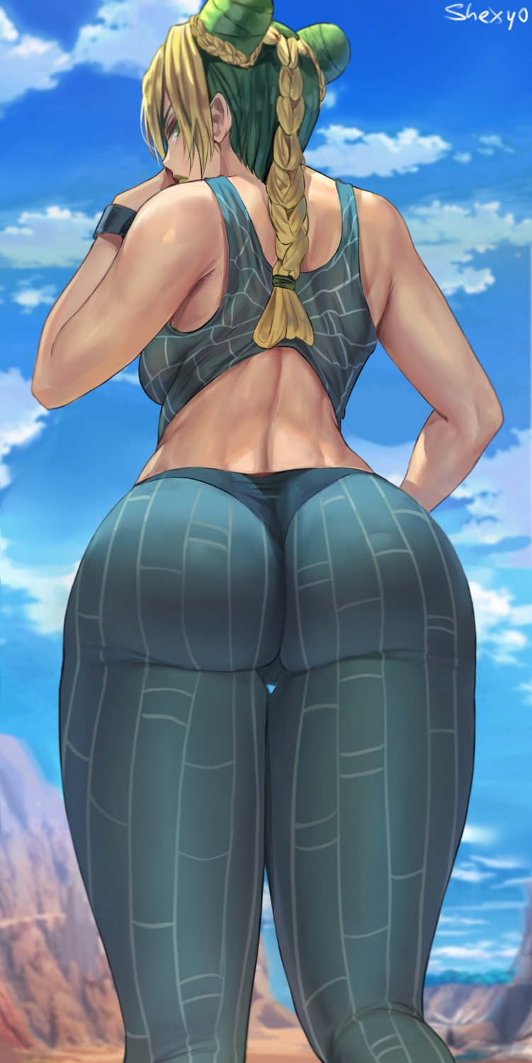 ass, jojo_no_kimyou_na_bouken, jojo_no_kimyou_na_bouken_part_6:_stone_ocean, kuujou_jolyne, shexyo