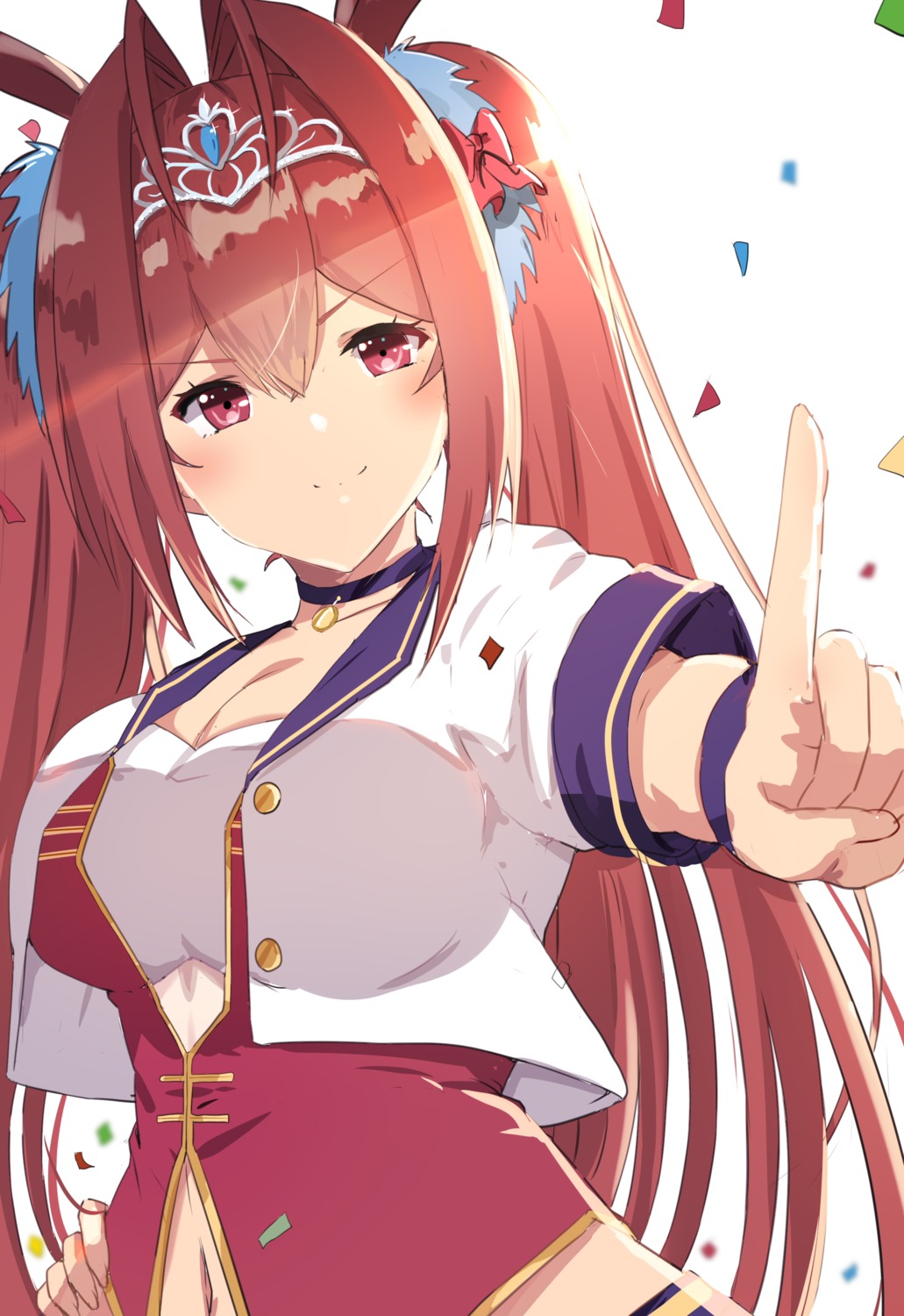 animal_ears, daiwa_scarlet_(umamusume), ekaki_kukuma, uma_musume_pretty_derby, uniform