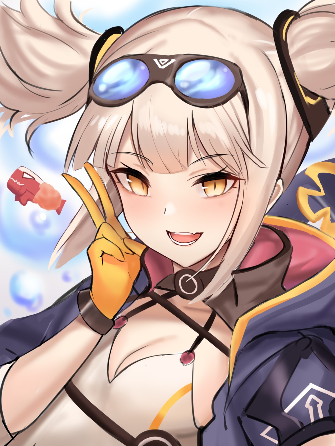 azur_lane, megane, moshi_imo, no_bra, u-96_(azur_lane)