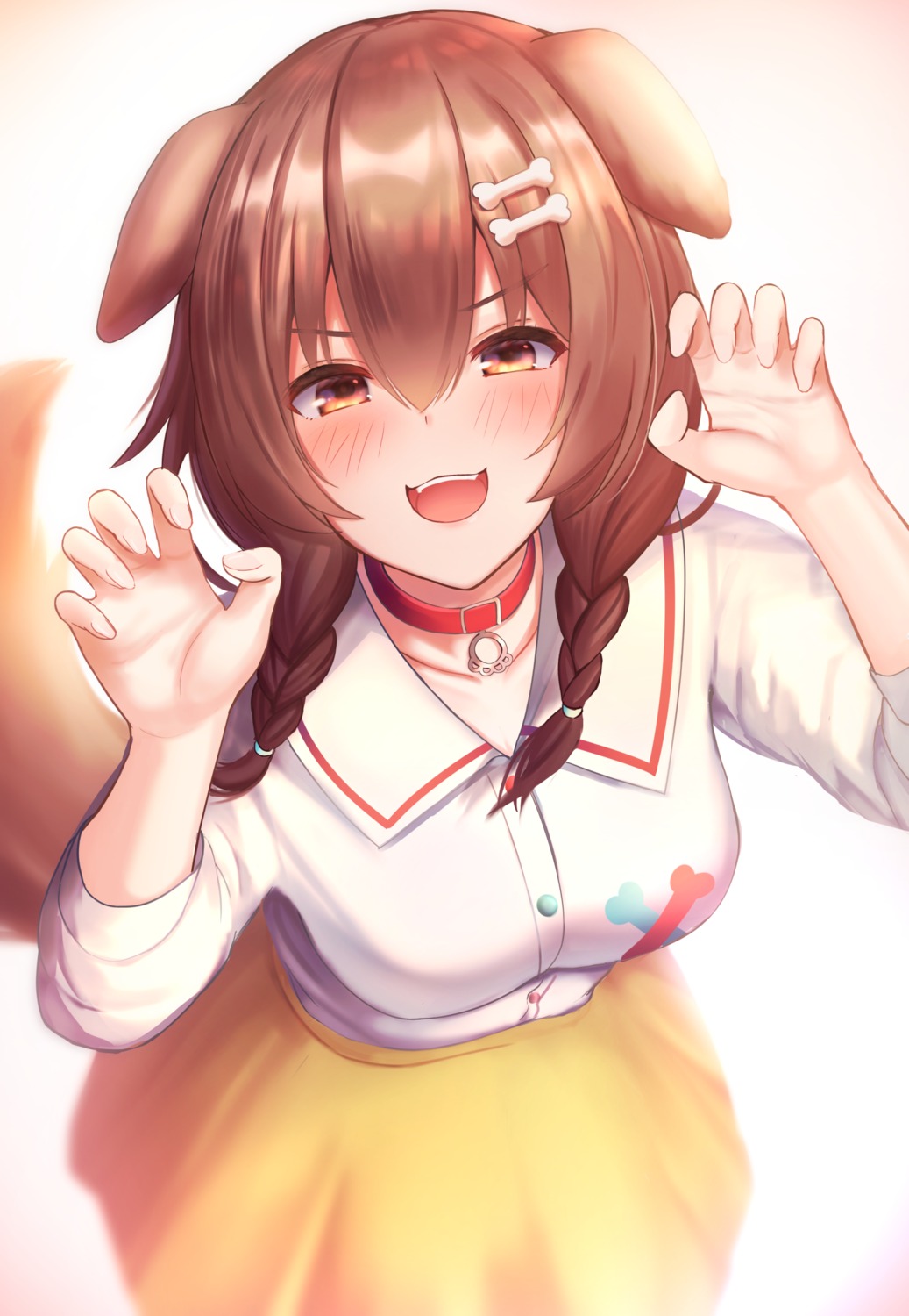 animal_ears, hololive, hololive_gamers, inugami_korone, inumimi, moshi_imo, tail