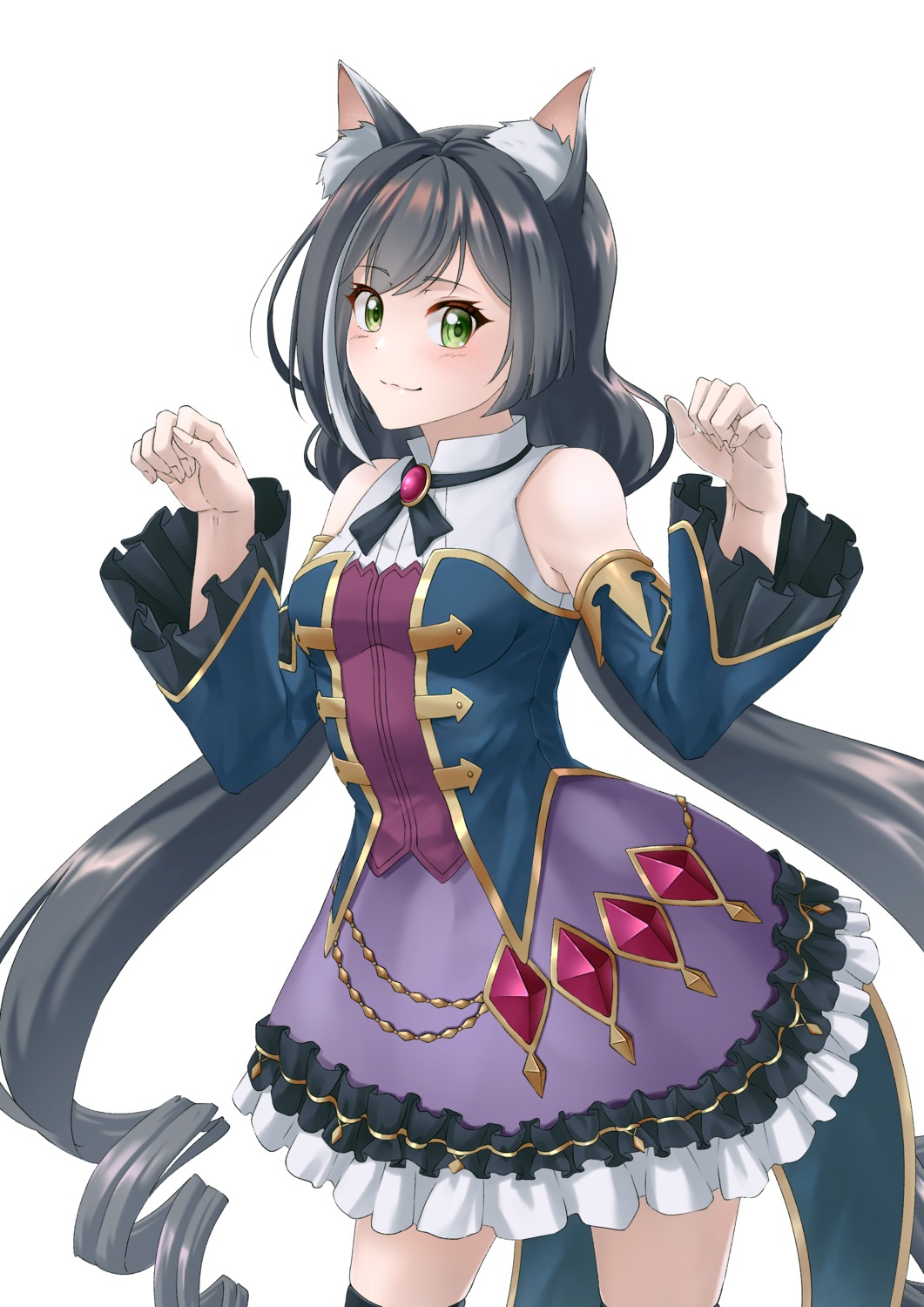 395z, animal_ears, karyl_(princess_connect), nekomimi, princess_connect!, princess_connect!_re:dive, thighhighs