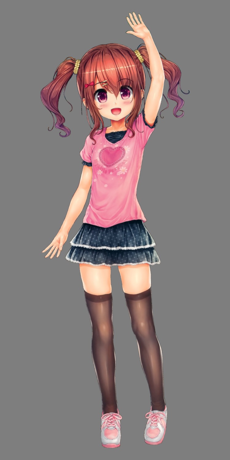 ai_shite!_homun, endou_hiroto, intoku.info, kurata_sana, thighhighs, transparent_png