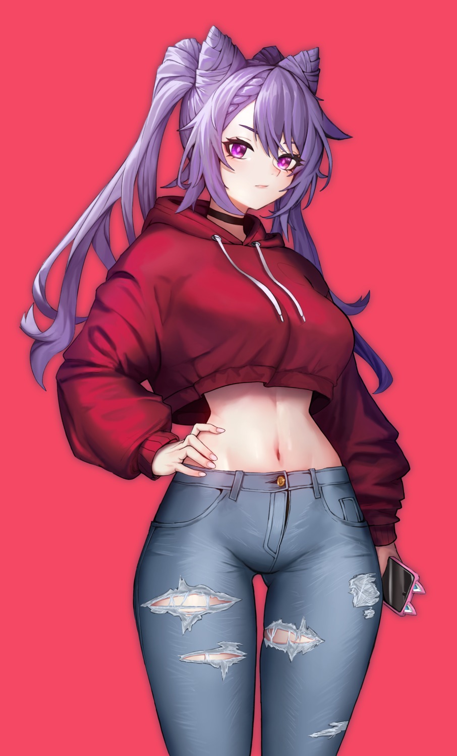 dalman, genshin_impact, keqing, torn_clothes