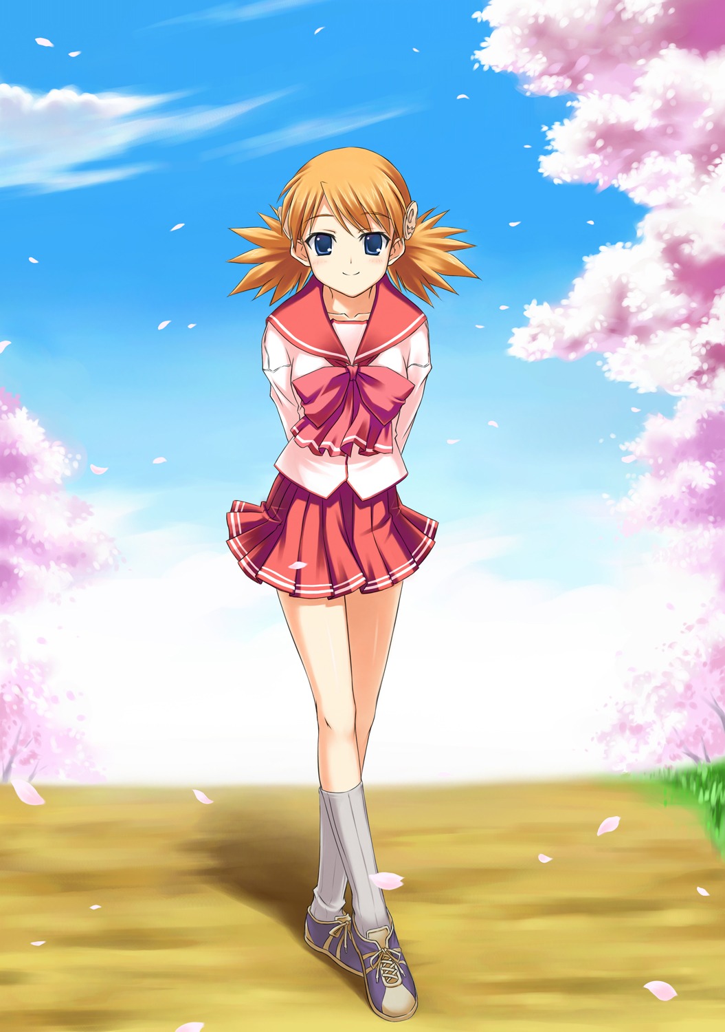 luko, sasamori_karin, seifuku, to_heart_(series), to_heart_2