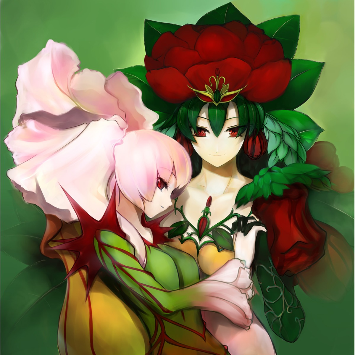 botanical_girl, pupps, tytannial_princess_of_camellias, yugioh