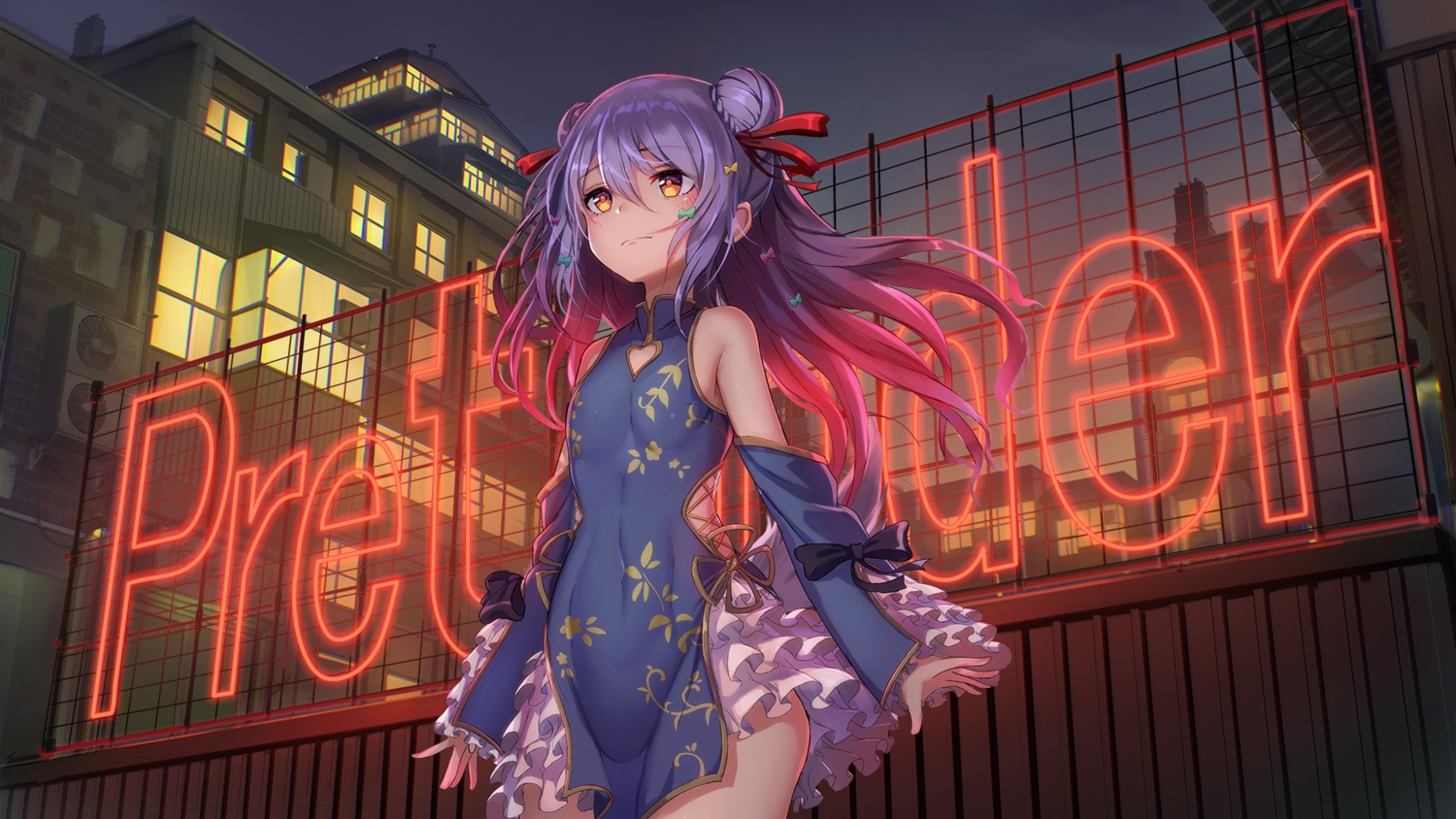 chinadress, gittan_safety, inuyama_tamaki, skirt_lift, trap, tsukudani_norio_channel, wallpaper