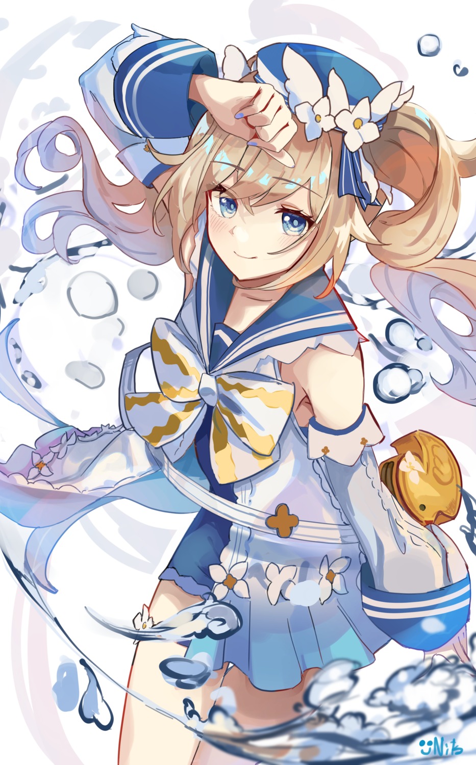 barbara_(genshin_impact), dress, genshin_impact, swimsuits, units_lustil