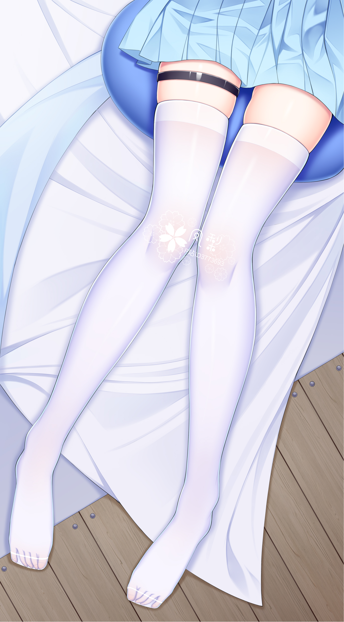 fengli_(709622571), garter, seifuku, thighhighs