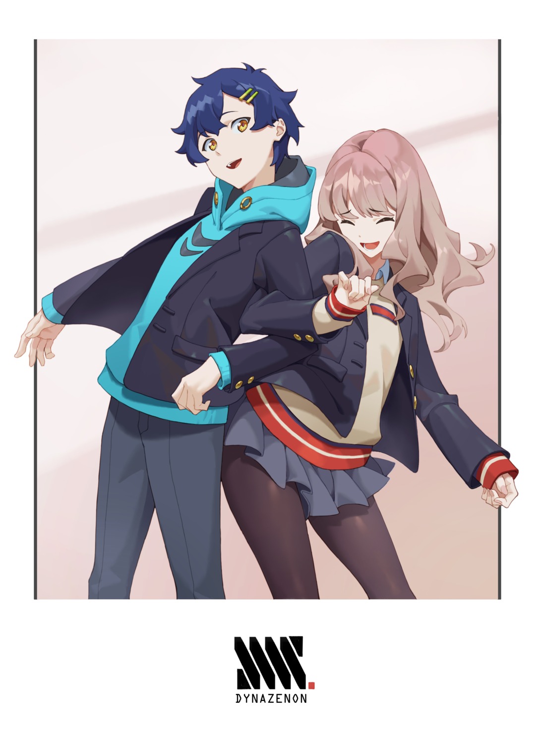 asanaka_yomogi, cheese_kang, gridman_universe, minami_yume, pantyhose, seifuku, skirt_lift, ssss.dynazenon