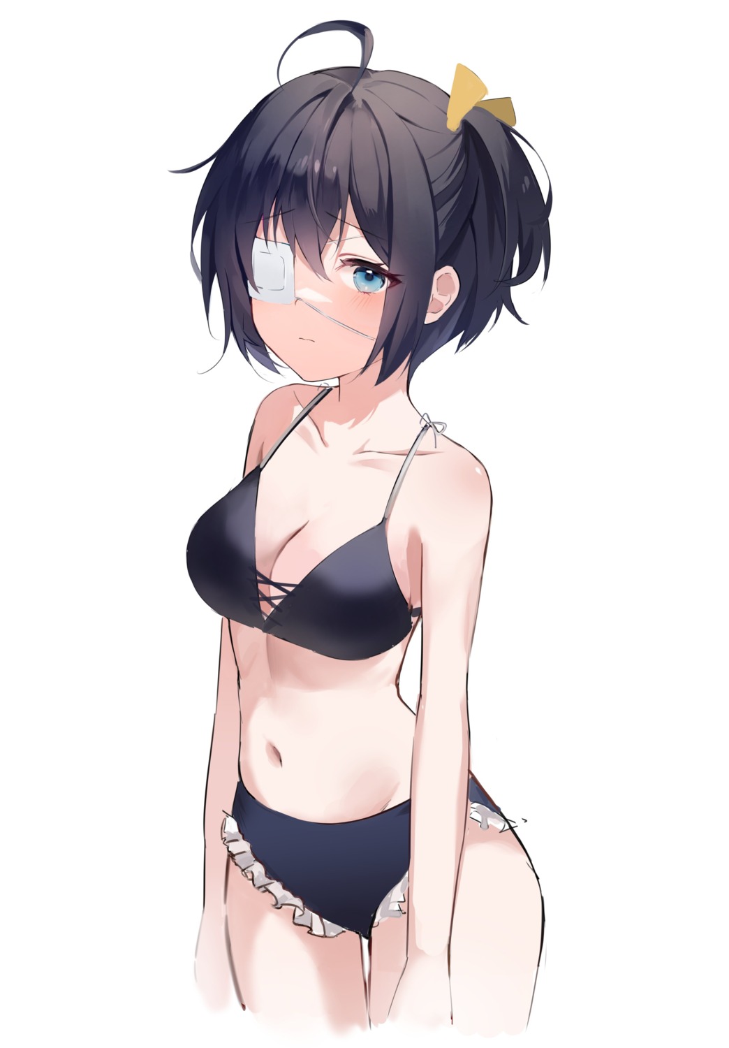 bikini, chuunibyou_demo_koi_ga_shitai!, cleavage, eyepatch, nasu_(knowa1017), swimsuits, takanashi_rikka