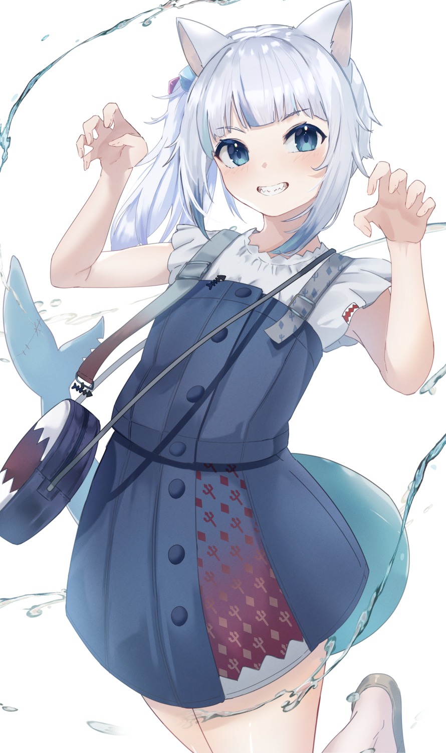 animal_ears, gawr_gura, hololive, hololive_english, mono_1010, nekomimi, tail