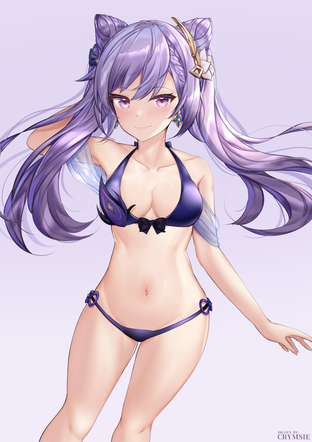 bikini, crymsie, genshin_impact, keqing, swimsuits