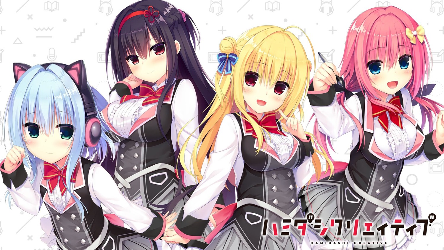 animal_ears, hamidashi_creative, headphones, izumi_hiyori, kamakura_shio, madosoft, nekomimi, nishiki_asumi
