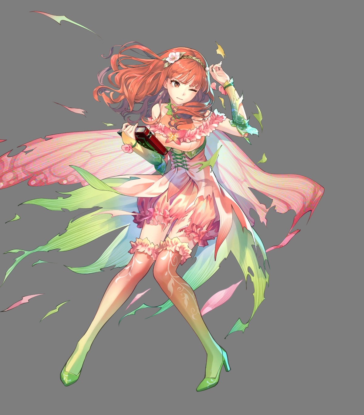 celica_(fire_emblem), fairy, fire_emblem, fire_emblem_echoes, heels, kaekae, nintendo, thighhighs