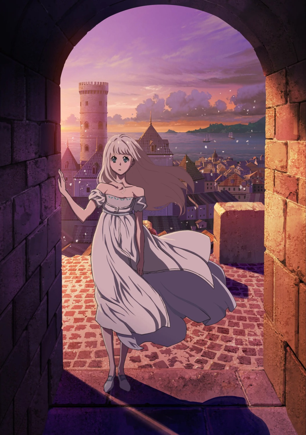dress, fena_houtman, kaizoku_oujo, landscape, skirt_lift, tagme