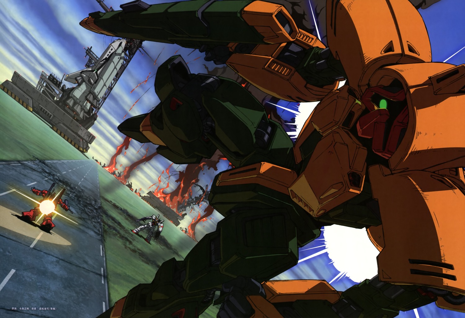 asshimar, gundam, gundam_mark_ii, mecha, rick_dias, zeta_gundam